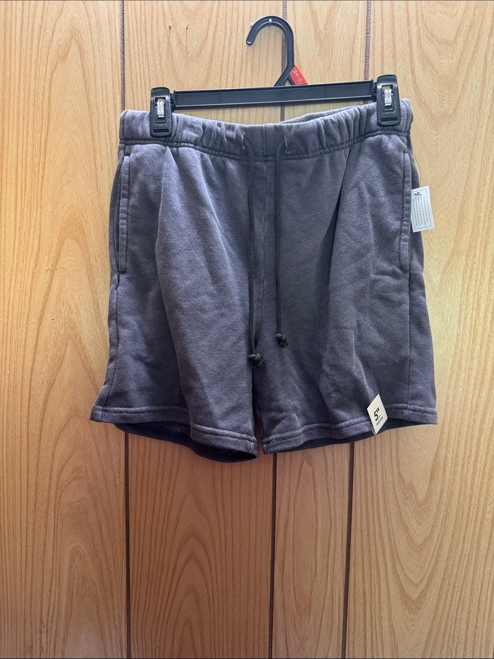 No Boundaries Dark Gray Athletic Drawstring Shorts